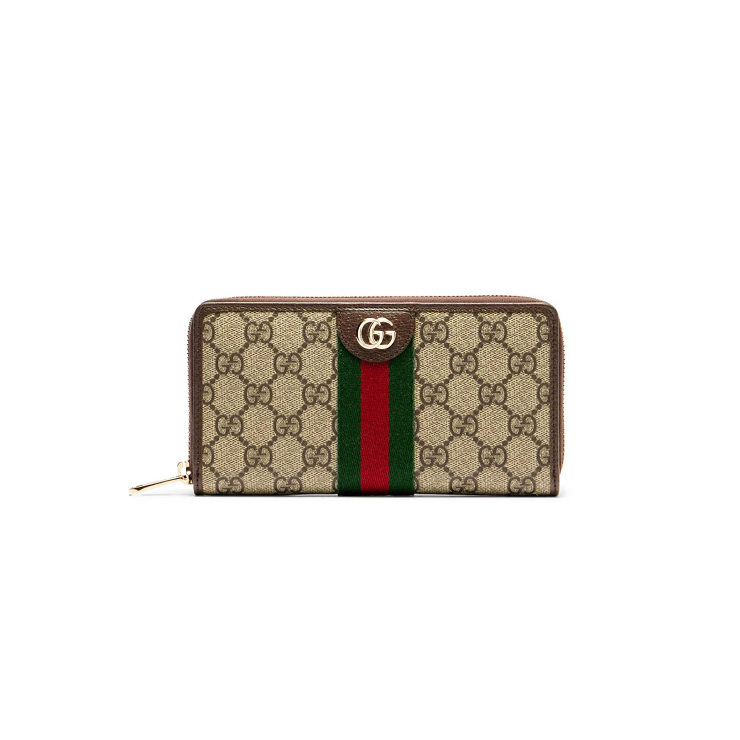 GUCCI OPHIDIA ZIP AROUND WALLET 838484 (20*15*5cm) 240 GUCCI OPHIDIA ZIP AROUND WALLET 838484 (20*15*5cm) 240